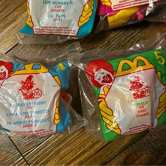 NWT 1998 Vintage McDonald’s Halloween Pals characters Costumes Masks Lot of 6 - Picture 3 of 6